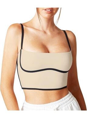 Stylish Black and White Crop Top
